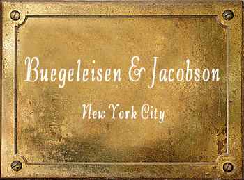 B&J Buegeleisen & Jacobson Musical Instrument Dealers New York City