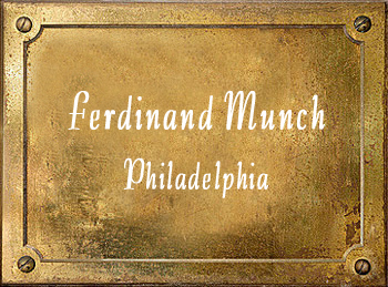 Ferdinand Munch Philadelphia brass mouthpiece maker