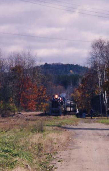 train at north creek