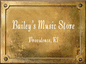 Bailey's Music Store brass instrument history Providence RI