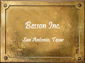 Besson Inc San Antonio Texas brass instrument trumpet Paris sales