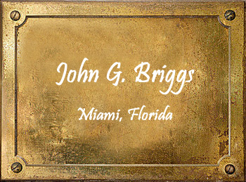 John G Briggs Miami Florida Trumpet Cornet Trombone Mute Patent 2807182