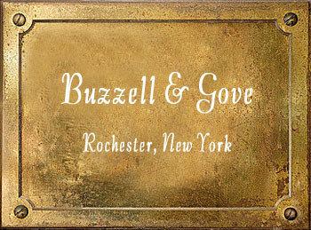 Buzzell & Gove Rochester NY brass musical instrument maker history
