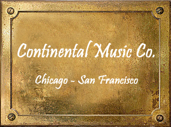 Continental Music Company Chicago San Francisco Colonial Trumpet Cornet Band Instruments
