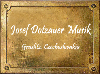 Josef Dotzauer Musik Graslitz brass musical instruments