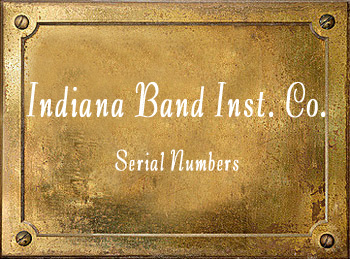 Indiana Band Instrument Company Brass Serial Numbers Elkhart Martin