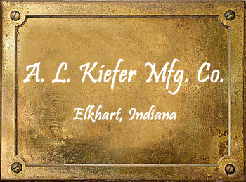 Austin Kiefer Manufacturing Company Elkhart Indiana trumpet bells truck horns Getzen Blessing