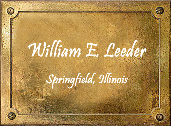 William E Leeder Musician Mouthpiece maker patent Springfield Illinois