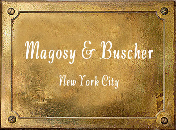 Magosy & Buscher trumpet cornet mute maker history New York