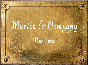 Martin & Co New York Brass History