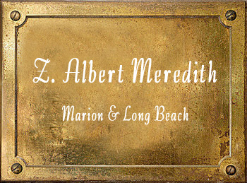 Z Albert Meredith brass cornet maker history Marion Long Beach