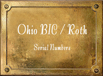 Ohio Band Instrument Company Roth Reynolds Brass Serial Numbers