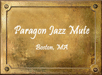 Paragon Jazz Mute Boston Joseph Burke Cornet trumpet trombone