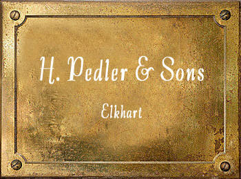 Harry Pedler & Sons Elkhart brass cornet trumpet history