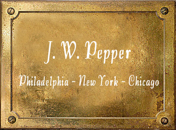 J W Pepper brass instrument history Philadelphia NY Chicago