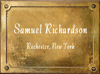 Samuel W Richardson instrument maker history Rochester NY