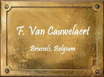 Ferdinand Van Cauwelaert Brass Instrument Maker Brussels Belgium Bruxelles trumpet cornet horn