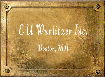 E U Wurlitzer Inc Music Store Boston Massachusetts