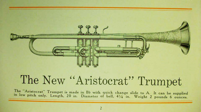 1930 Buescher Aristocrat 232 Trumpet