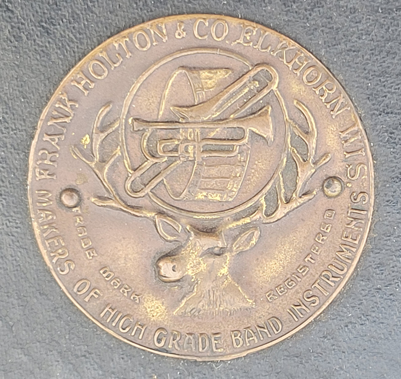 Holton Trumpet Case Tag 1920s