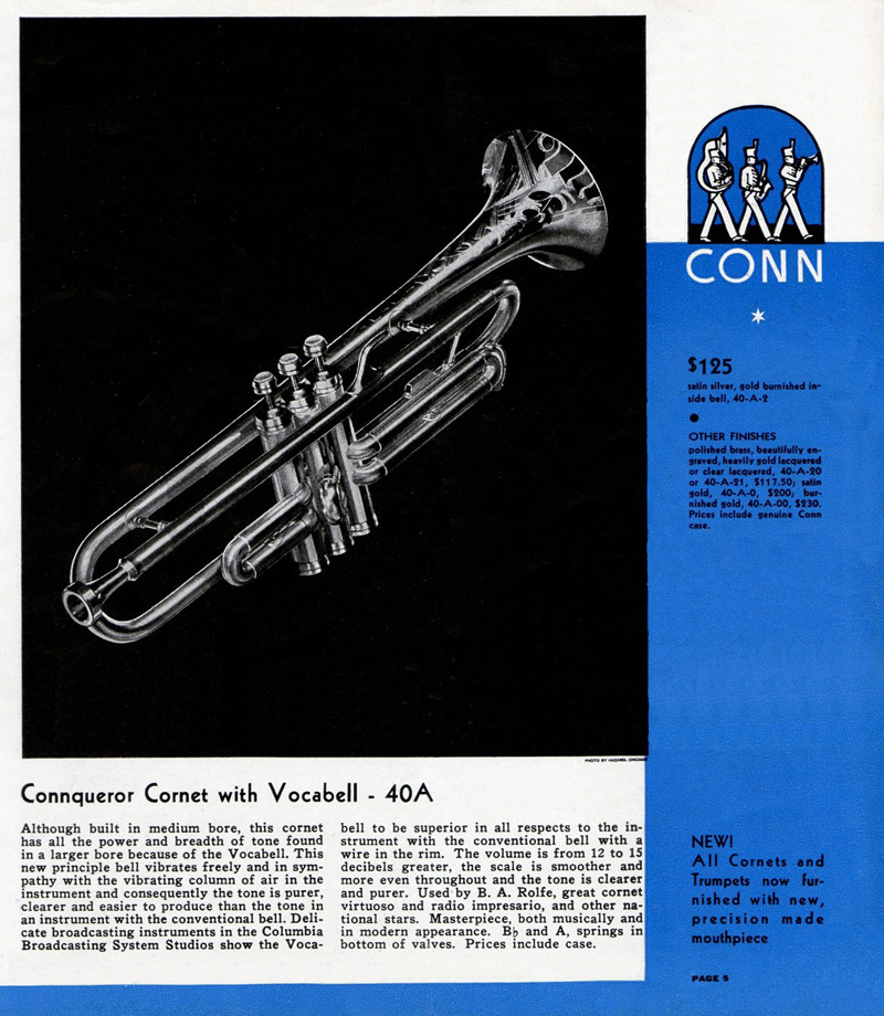 1937 Conn 40A Connqueror Cornet