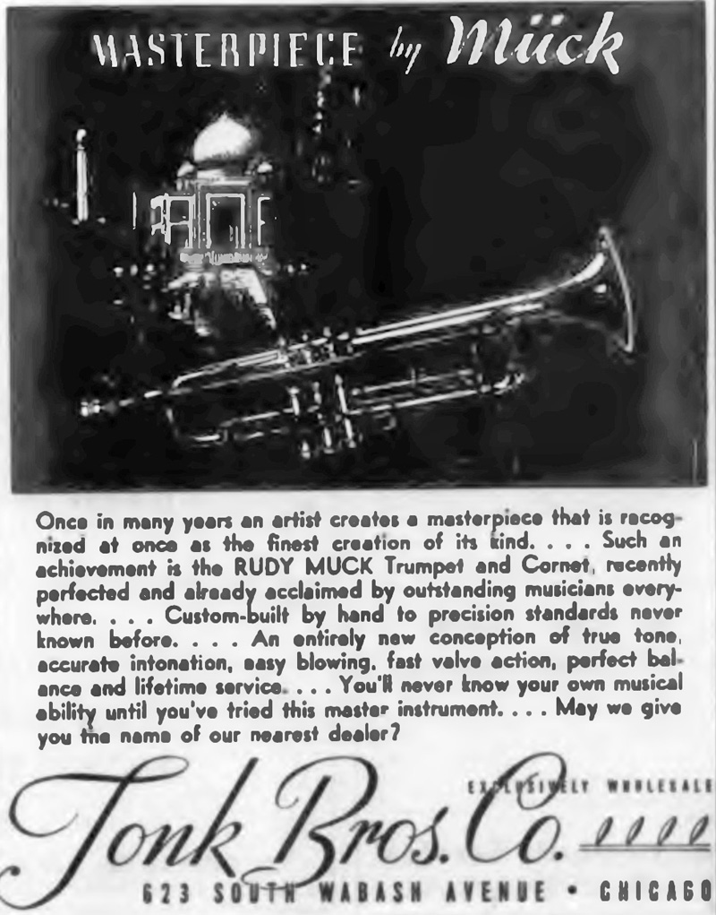 Rudy Muck Trumpet Tonk ad