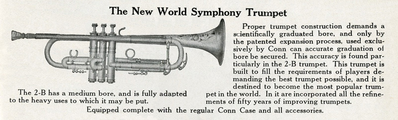 1928 Conn 2B Catalog Description