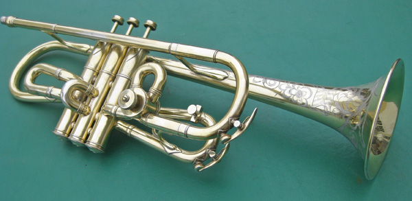 Couturier Gold Plated Trumpet